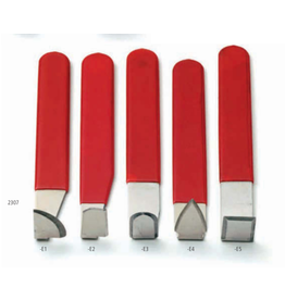 seladon SET AI afdraai-ijzer set 5 stuks rood