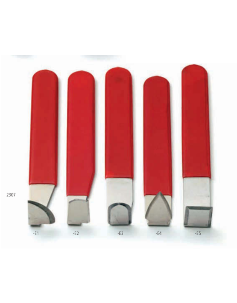 seladon SET AI afdraai-ijzer set 5 stuks rood