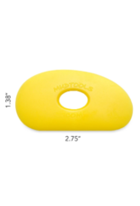 MUDTOOLS Mudtools shape 0 -  geel soft 7 x 3.5 cm