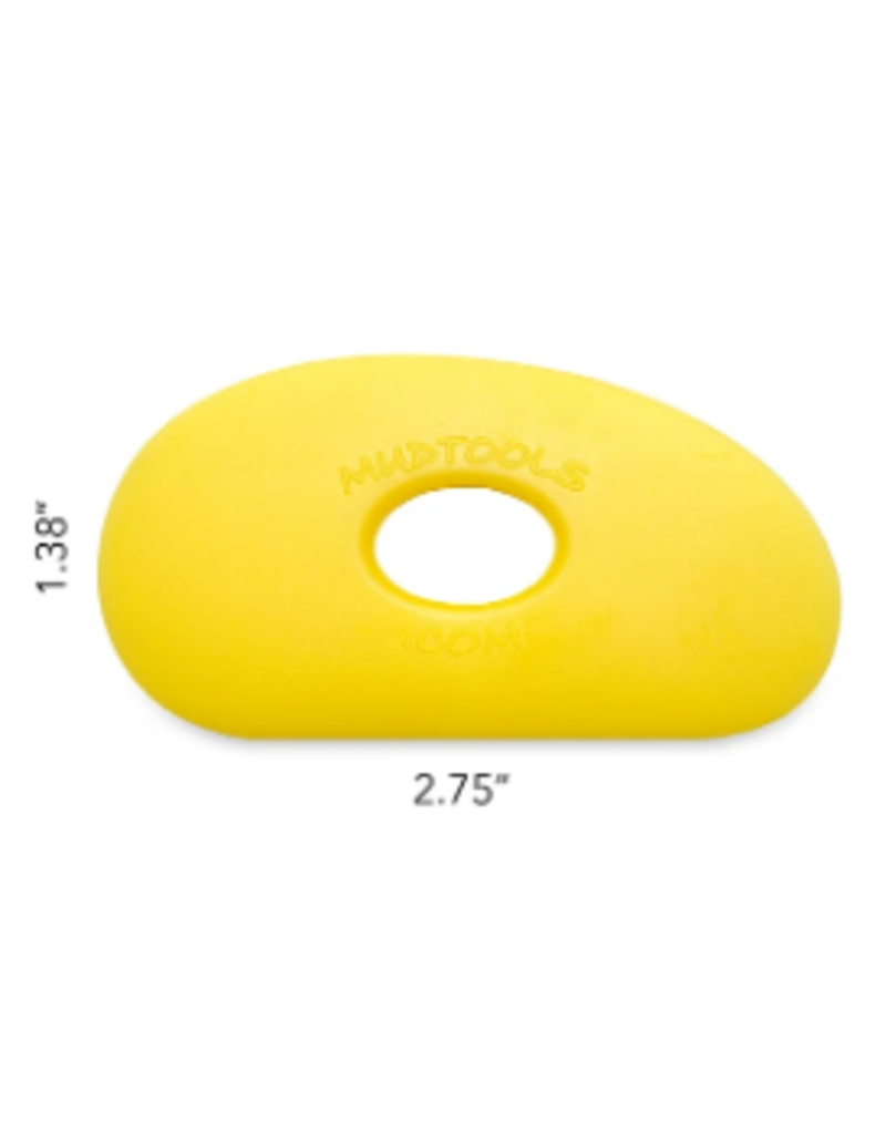 MUDTOOLS Mudtools shape 0 -  geel soft 7 x 3.5 cm