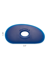 MUDTOOLS Mudtools shape 1 - blauw extra hard  9 x 4.5 cm