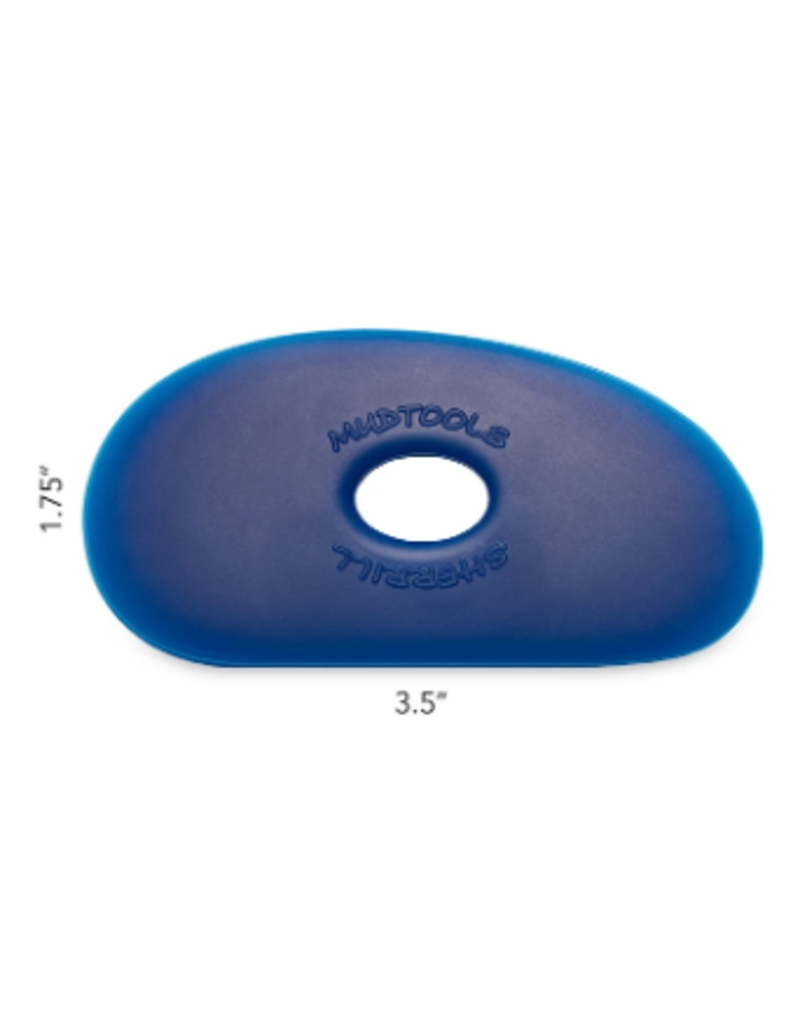 MUDTOOLS Mudtools shape 1 - blauw extra hard  9 x 4.5 cm