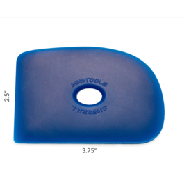 MUDTOOLS Mudtools shape 2  - blauw extra hard 9.5 x 6.5 cm