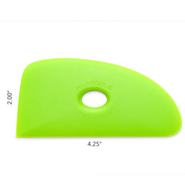 MUDTOOLS Mudtools shape 4  - groen hard 10,8 x 5 cm