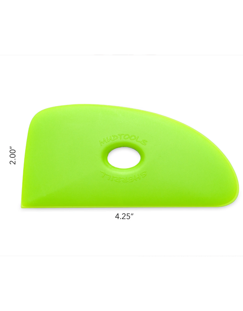 MUDTOOLS Mudtools shape 4  - groen hard 10,8 x 5 cm