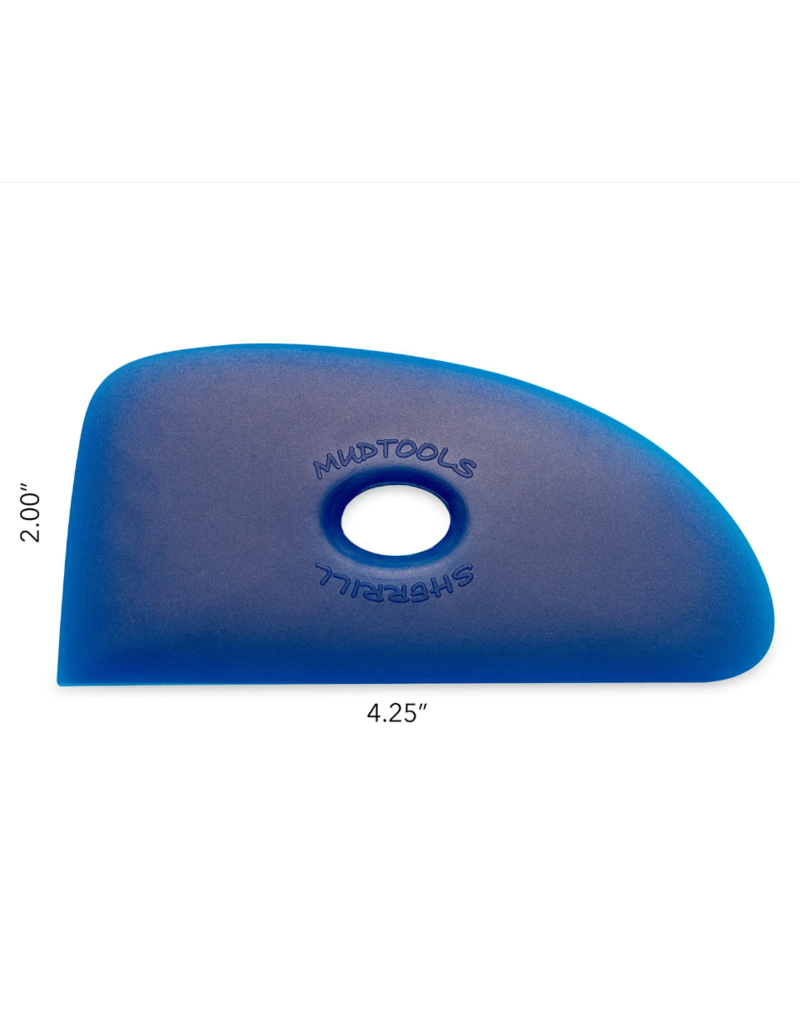 MUDTOOLS Mudtools shape 4  - blauw extra hard 10,8 x 5 cm
