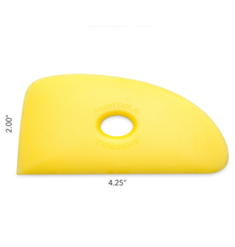 MUDTOOLS Mudtools shape 4  - geel soft 10,8 x 5 cm