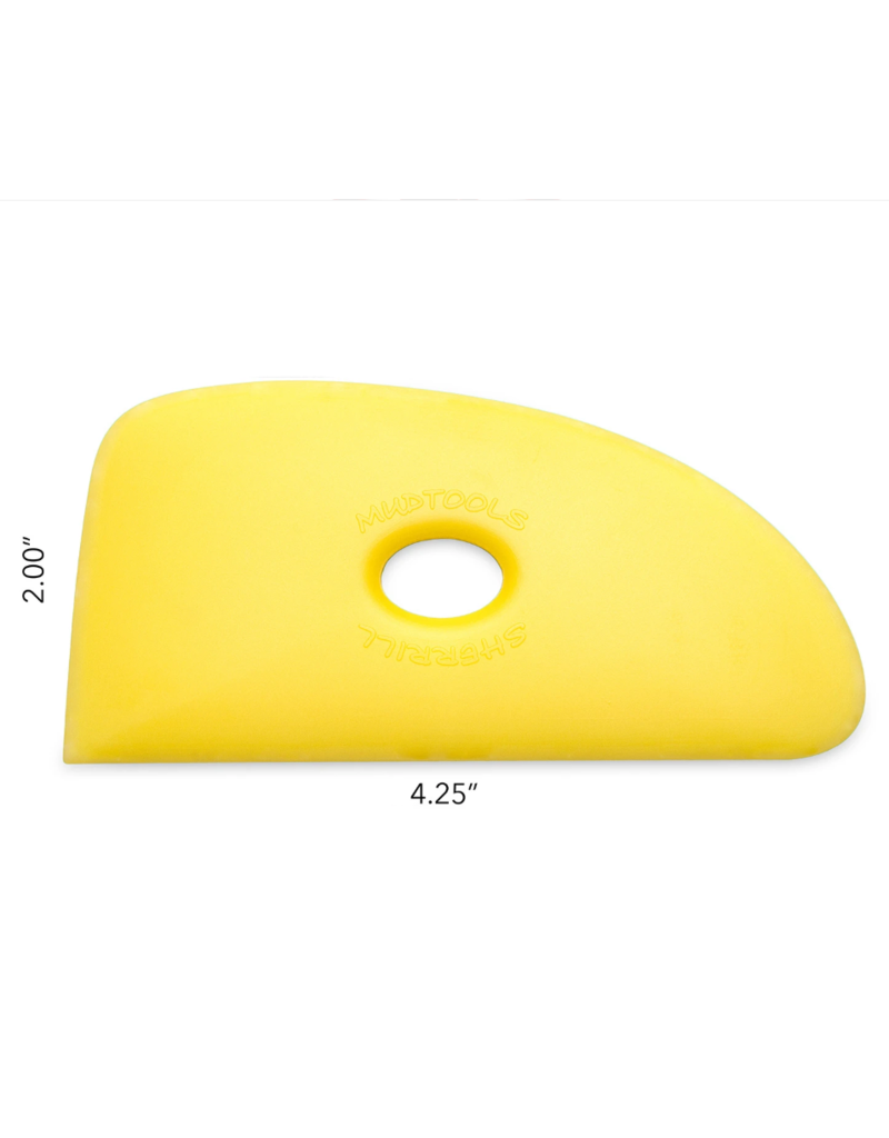 MUDTOOLS Mudtools shape 4  - geel soft 10,8 x 5 cm