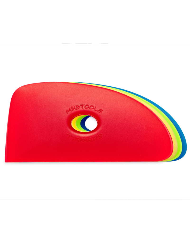 MUDTOOLS Mudtools shape 4  - geel soft 10,8 x 5 cm