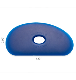 MUDTOOLS Mudtools shape 5  - blauw extra hard 10,5 x 5 cm