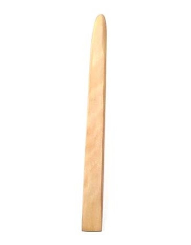seladon boetseerspatel hout recht rond 20 cm