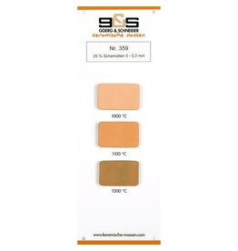G&S CREATON GS359 zalm 25 % chamotte 0-0,2 mm 1150-1220°C
