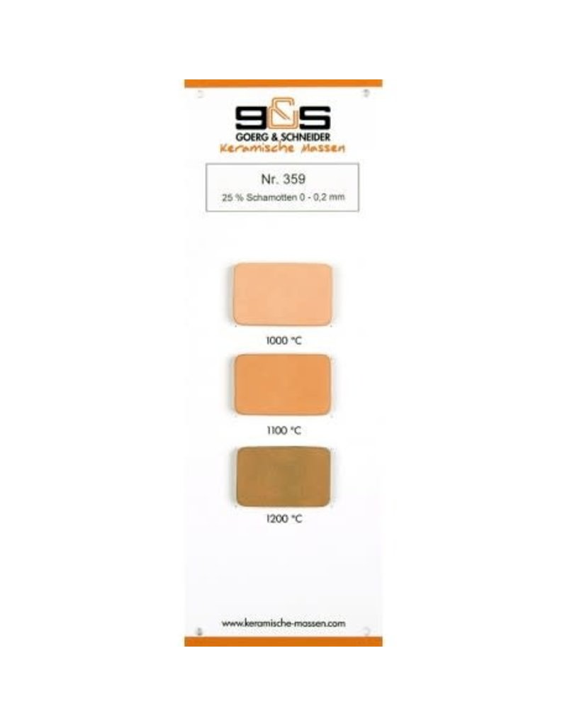G&S CREATON GS359 zalm 25 % chamotte 0-0,2 mm 1150-1220°C