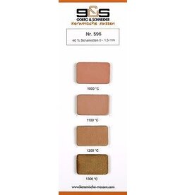 G&S CREATON GS596 roze geel chamotte 40 %  0-1.5 mm 980°-1300°C