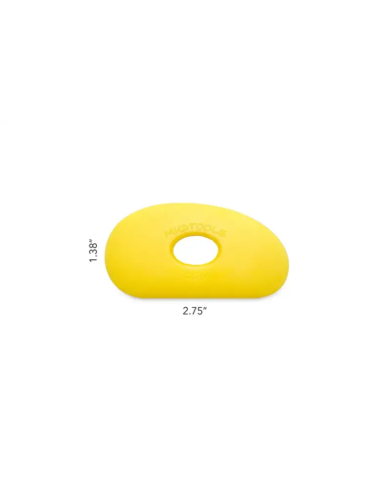 MUDTOOLS Mudtools shape 0 -  geel soft 7 x 3.5 cm