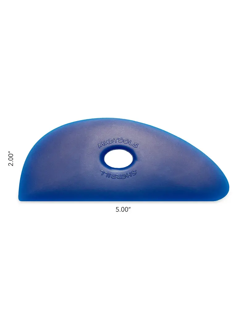 MUDTOOLS Mudtools shape 3  - blauw extra hard 12,5 x 5 cm