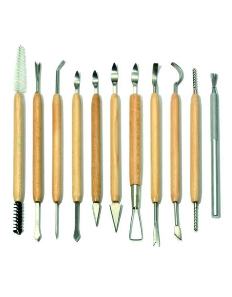 seladon decoratieset - 11 stuks