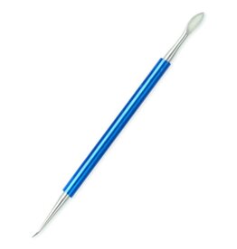 seladon graveernaald punt lepel  blauw 20 cm