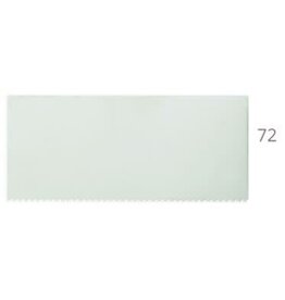 seladon lomer inox rechthoek hard getand  16x7 cm