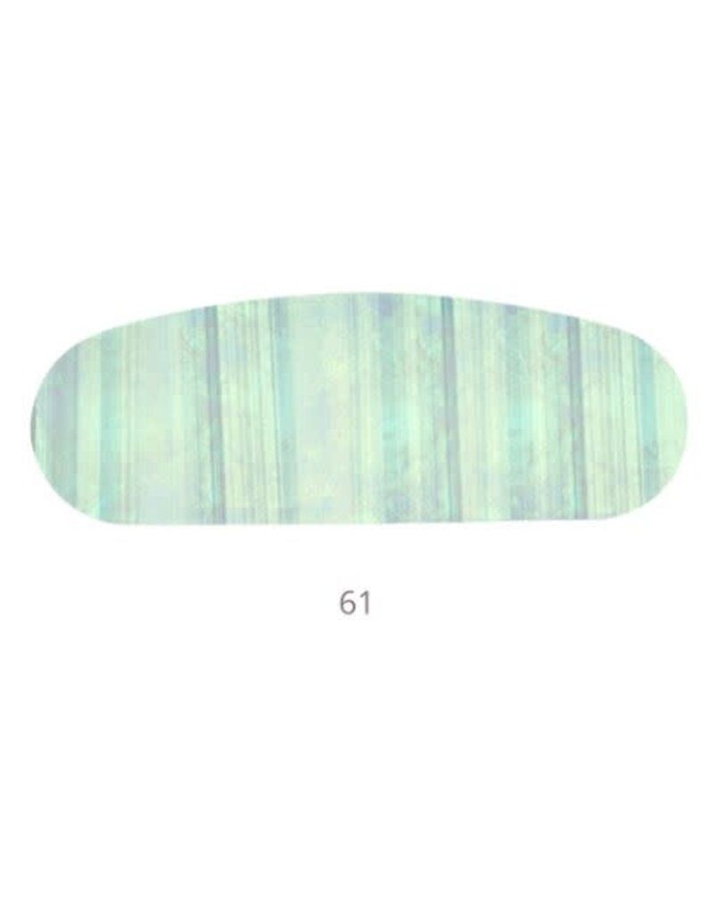 seladon lomer staal recht rond groot  12.5 x 4.5 cm