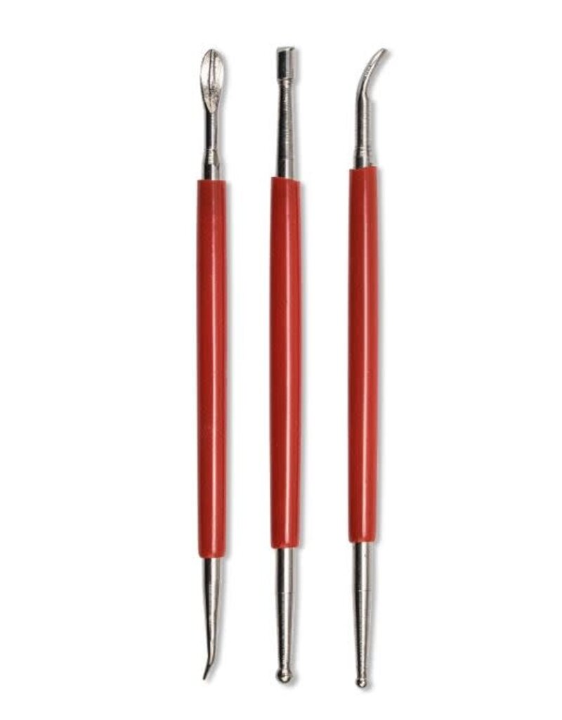 sgraffito graveerset rubber 3 delig