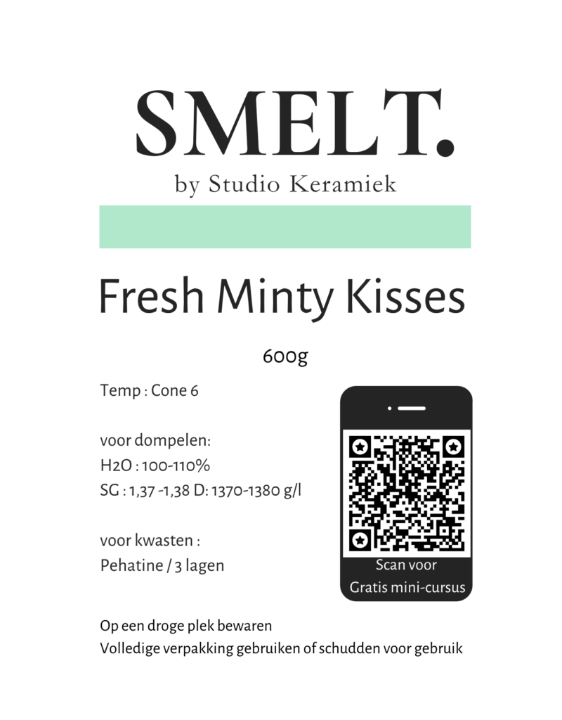 SMELT. SMELT. Fresh Minty Kisses 5kg  1220° - 1260°C