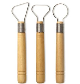 seladon set afdraailussen 19 cm groot 3st