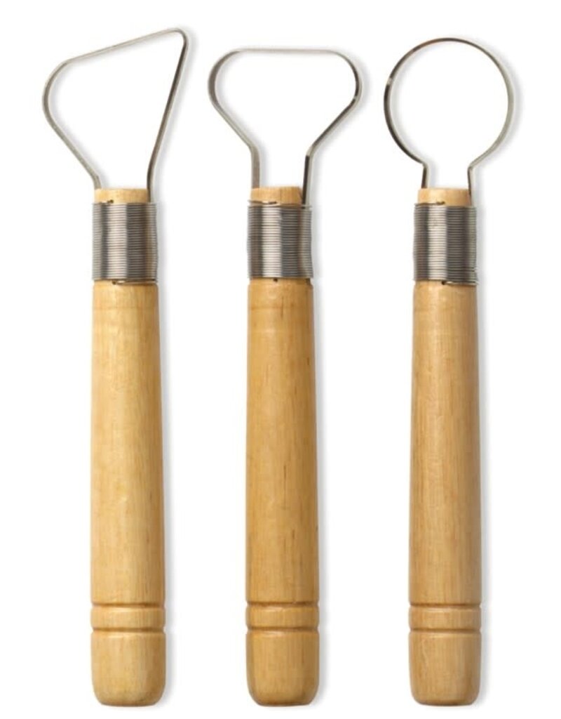 seladon set afdraailussen 19 cm groot 3st