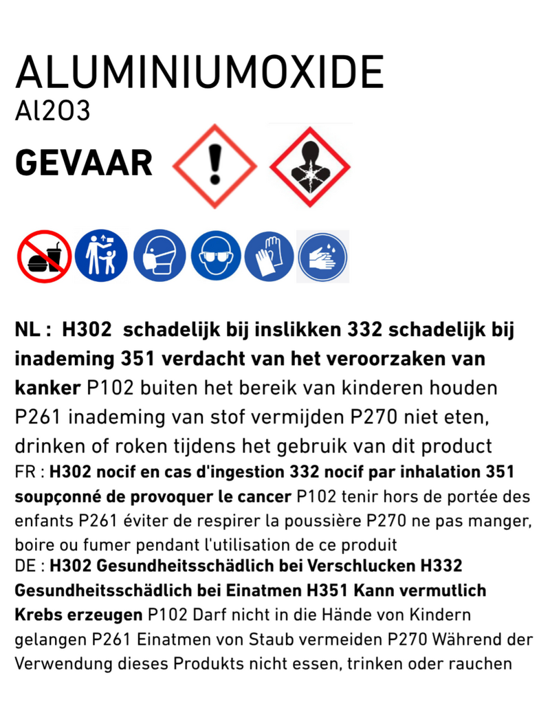 seladon aluminiumoxide 1 kg