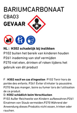 seladon bariumcarbonaat  1 kg - giftig!