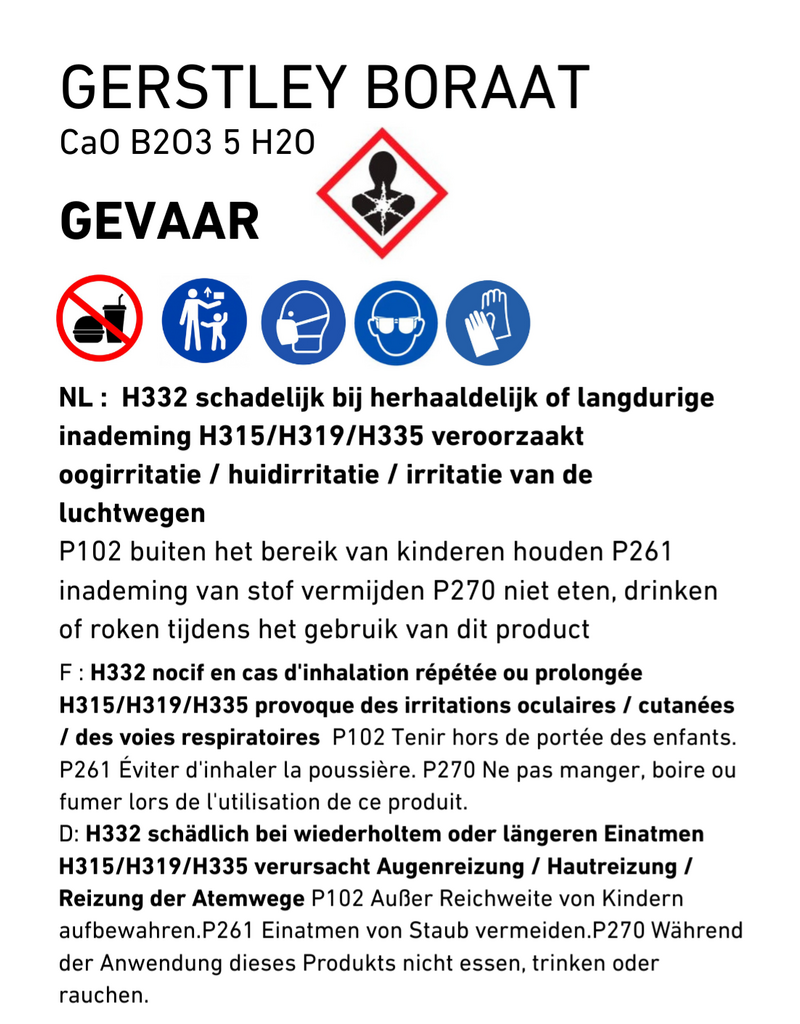 MISC gerstley laguna boraat 5kg