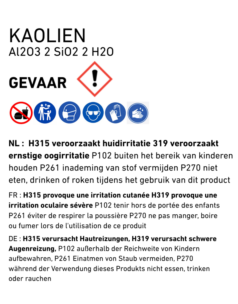 seladon kaolien 1 kg