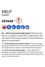 seladon krijt - calciumcarbonaat 2,5 kg