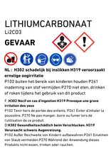 seladon lithiumcarbonaat  250 g