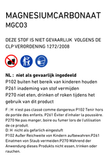 seladon magnesiumcarbonaat  500 g