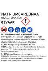 seladon natriumcarbonaat - soda ash 1kg (gecalcineerde soda)