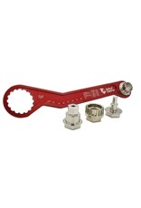 Wolf Tooth Components  Pack Wrench and Inserts Kit - Ultralight BB Wrench and 1 Inch Hex Inserts