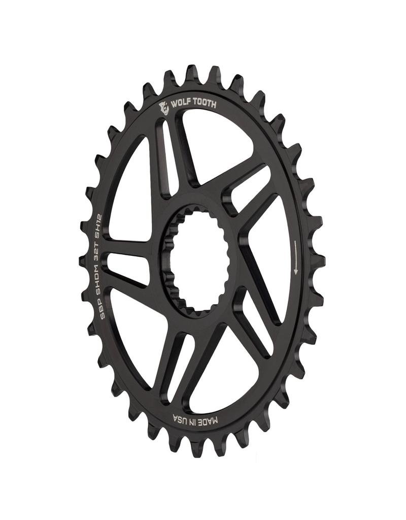 Wolf Tooth Components Direct Mount Chainrings for Shimano Cranks for Shimano 12spd Hyperglide+ Chain