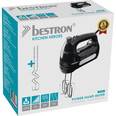 Bestron Handmixer  300W Zwart AHM300Z