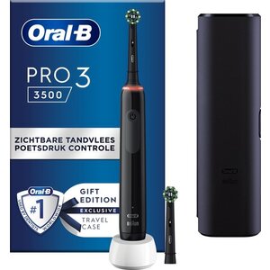 Braun Oral-B Pro 3 3500 - Zwart Elektrische Tandenborstel