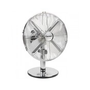 Bestron DFT35CH Tafel/Desk ventilator, Chroom, 35 Watt