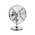 Bestron DFT35CH Tafel/Desk ventilator, Chroom, 35 Watt