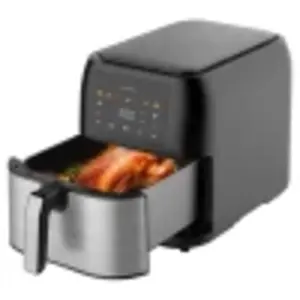 Inventum GF801HLDB - Airfryer - Inhoud 8 liter - Zwart/RVS