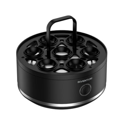 Inventum Inventum EK701B Eierkoker Zwart 700 Watt