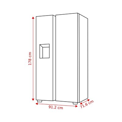 Samsung Samsung RS65DG5403S9EF Amerikaanse Koelkast SBS