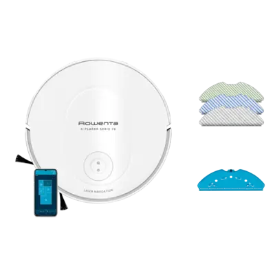 Rowenta ROWENTA RR8477WH Robot 14.8V Stofzuiger & Dweil WIT