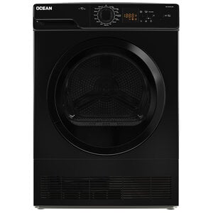 Ocean Ocean OCD1003WLMB Condensdroger 10KG ZWART (No Chrome door)
