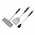 BIG GREEN EGG BGE SS CUSTOM BBQ SET