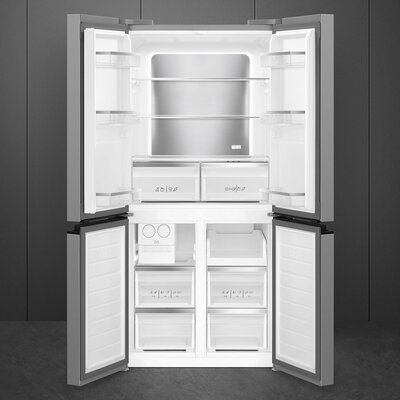 SMEG SMEG FQI48XD FREE STANDING FRIDGE INOX LOOK 488L