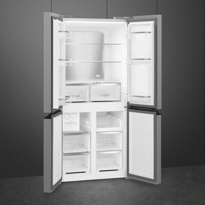 SMEG SMEG FQI48XD FREE STANDING FRIDGE INOX LOOK 488L